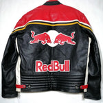 Vintage Red Bull Racing Leather Motorcycle Jacket