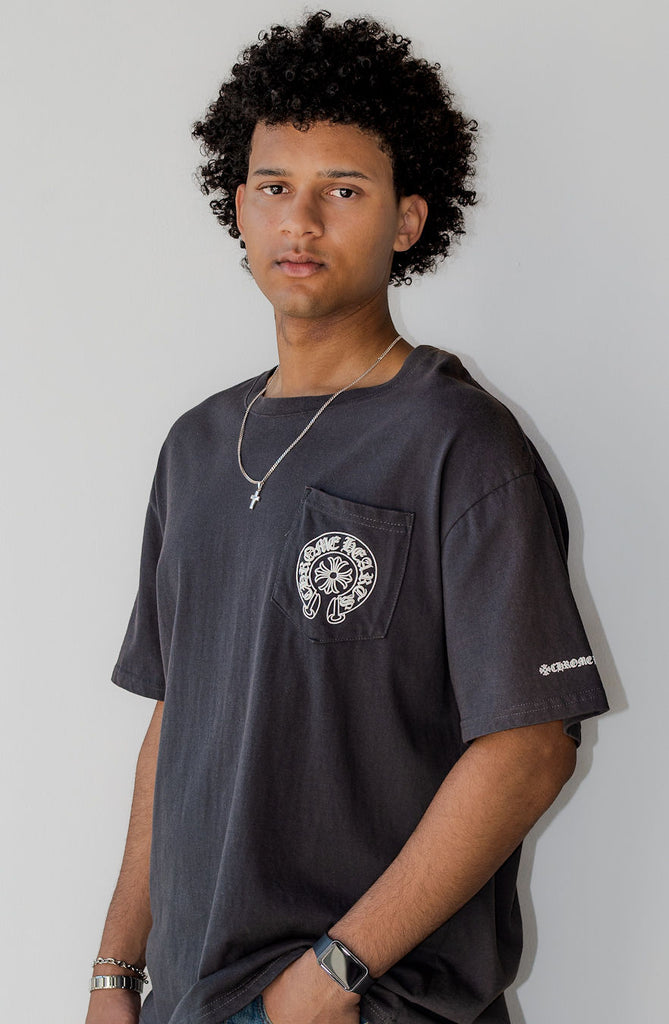 Chrome Hearts Horseshoe Logo Pocket T-Shirt