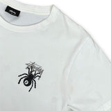 White Stüssy 8 Ball Spider Tee