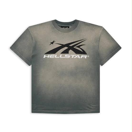 Hellstar Sports Core Logo Gel T-Shirt 'Grey'