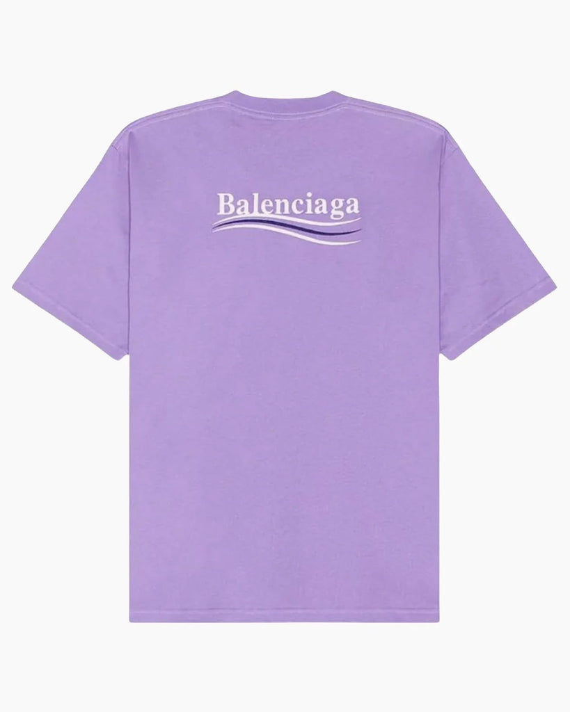 Balenciaga Political Campaign T-Shirt Purple