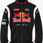 black Red Bull Racing Infiniti Formula 1 zip-up jacket