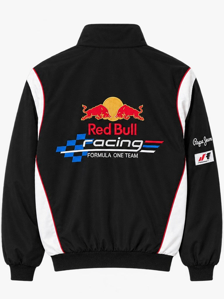 black Red Bull Racing Infiniti Formula 1 zip-up jacket