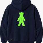 We11done Neon Teddy Bear Hoodie