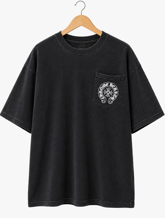 Chrome Hearts Horseshoe Logo Pocket T-Shirt