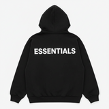 Black Essential Fear of God Hoodie