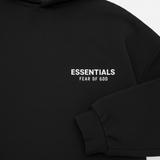 Black Essential Fear of God Hoodie