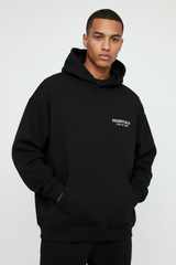 Black Essential Fear of God Hoodie