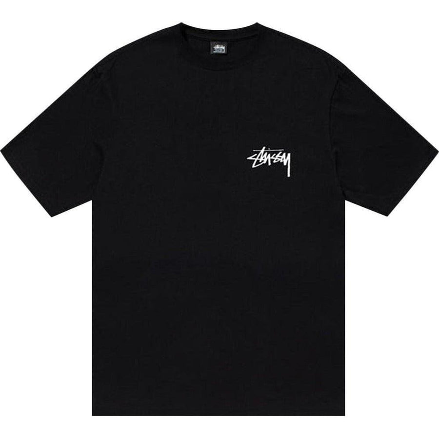 Short-Sleeve Crewneck Black Stüssy Tee