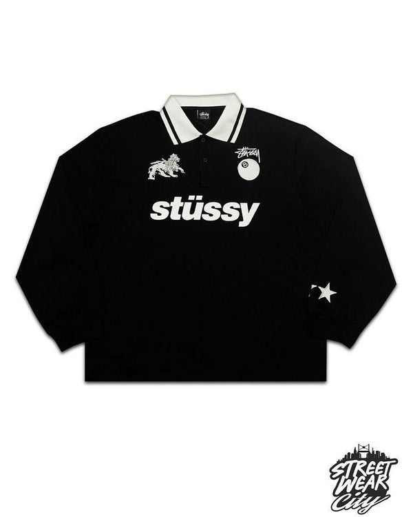 Stüssy World Tour Polo Long Sleeve T-Shirt