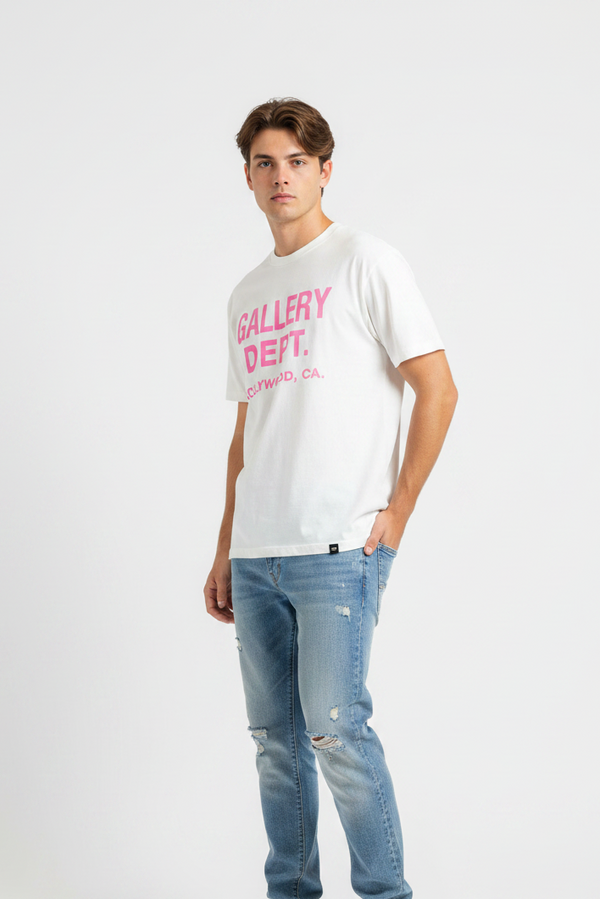 White Short Sleeve Gallery Dept Tee