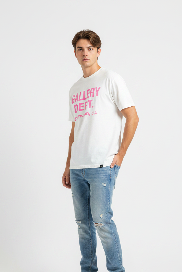 White Short Sleeve Gallery Dept Tee