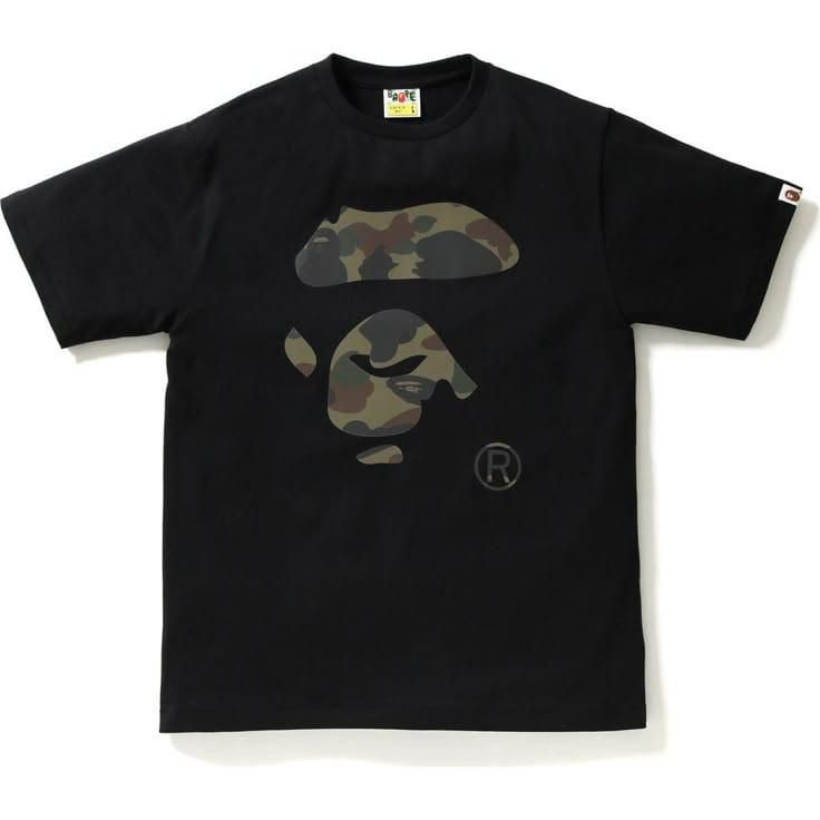 BAPE Reflector 1st Camo Ape Face Tee