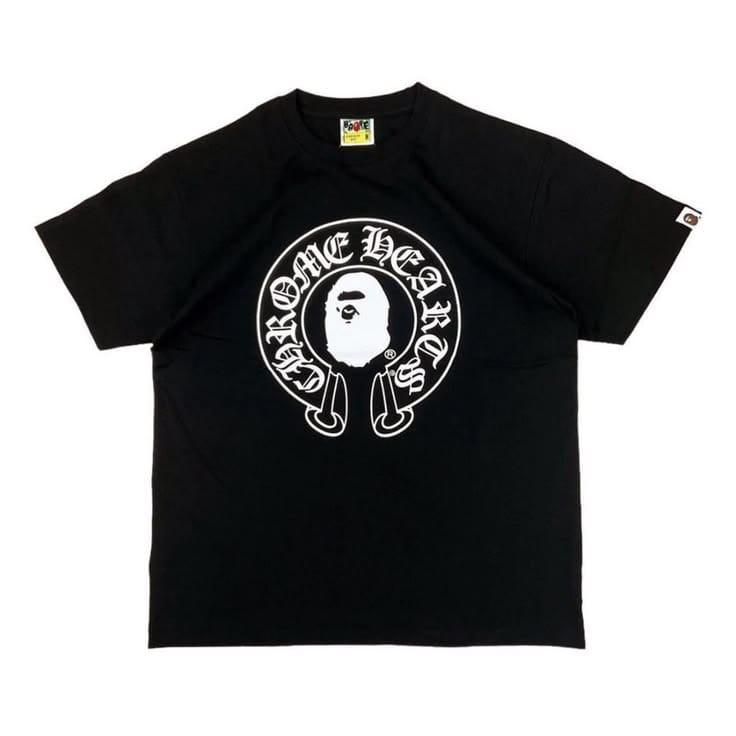 BAPE x Chrome Hearts Baby Milo T-shirt in black