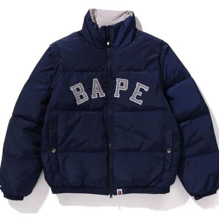 Bathing Ape (BAPE) detachable-sleeve down jacket