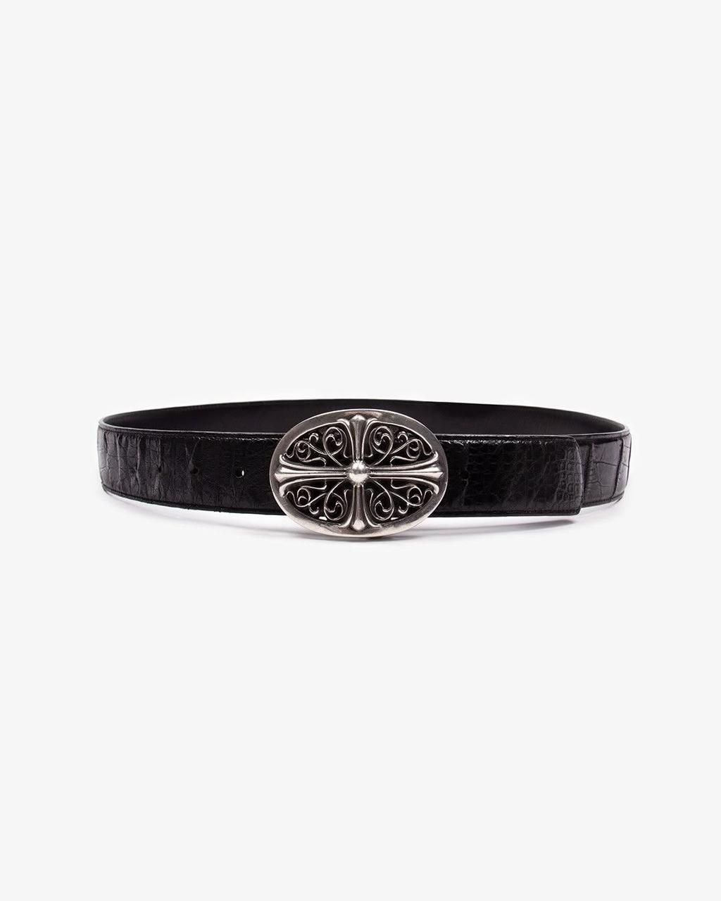 Chrome Hearts Oval Cross Buckle Belt