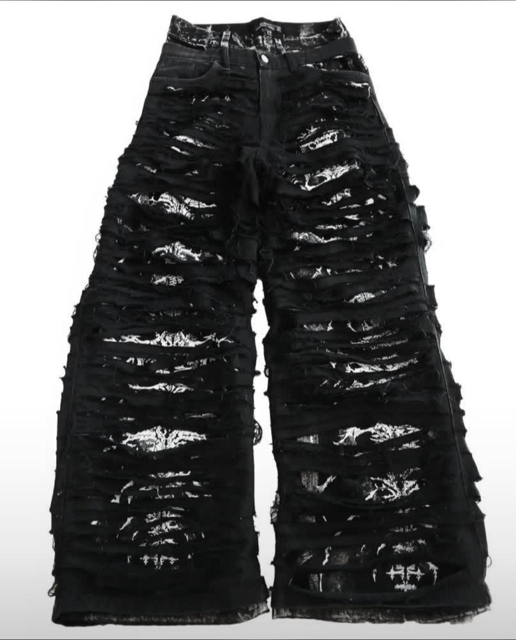 Rick Owens DRKSHDW Slashed Geth Jeans