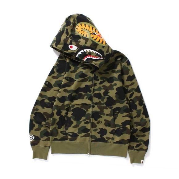 athing Ape (BAPE) 1st Camo Shark Full Zip Hoodie
