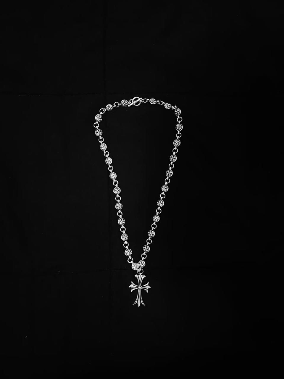 chrome hearts  cross ball-chain